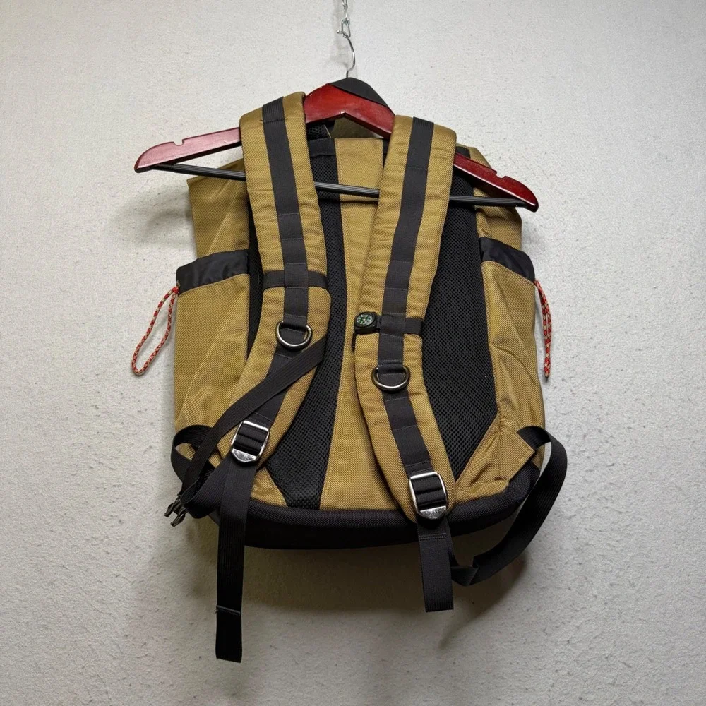 Gobi Rucksack Backpack Unisex Large Tan Black Rugged Outdoor Hiking Bag